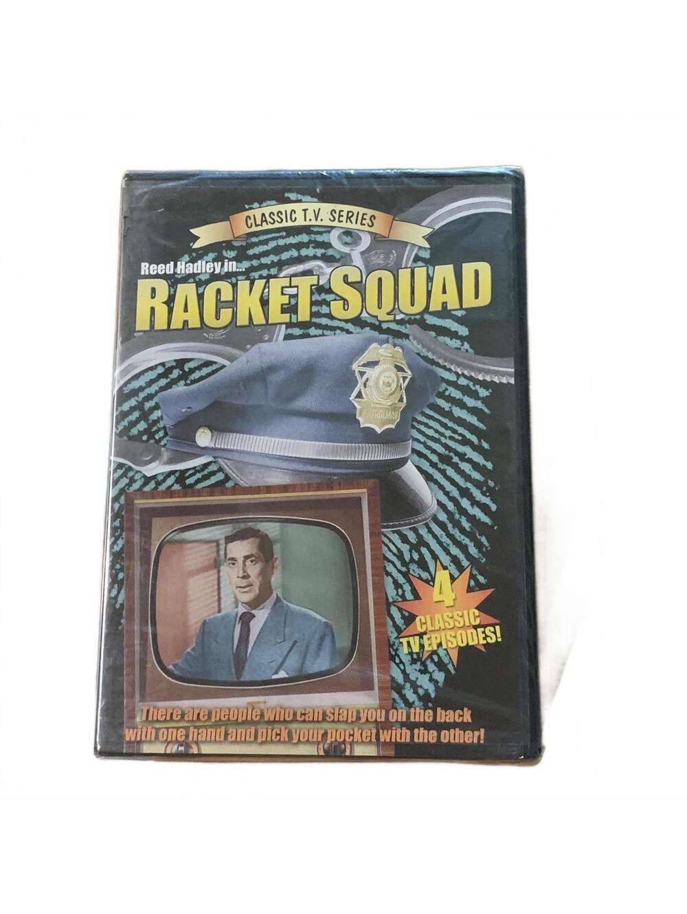 Racket Squad Classic TV Series DVD Reed Hadley Crime Drama Standard Disc NEW